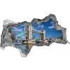 Fototapeta diera na stenu 3D Tower bridge v londýne 95x73 cm