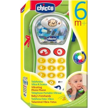 Chicco Vibrujúci telefón s foťákom