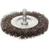 Extol Craft Kartáč okružný so stopkou vlnitý, pomosadzený drôt 0,3mm, 75mm, stopka pr.6mm, 17054
