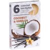 Admit Tea Lights Coconut-Vanilla 6 ks