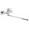Novaservis Metalia 54, drezová umývadlová batéria 150 mm, chrómová, 54078-0