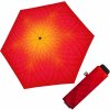 Doppler Carbonsteel Mini Slim Fusion red/yellow dámský skládací deštník 722865FU02 žlutá