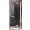 Kermi Osia sprchové dvere 120 cm výklopné strieborná lesklá/priehľadné sklo OSSFR12020VPK