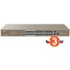 Tenda TEF1126P-24-410W (24xPoE 802.3af/at 10/100Mbps, Uplink 1xRJ45 + 1xSFP 1Gbs),370W