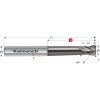 Karnasch 306434050010 | Tvrdokovová zápustková fréza so zaobleným ostrím 5/1,0x18-54x5 mm, Z=4