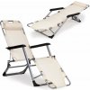 Lehátko, záhradné plážové lehátko, skladacie lehátko 2v1 ModernHOME