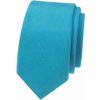 Matná úzka kravata tyrkysová