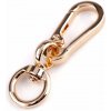 Kovová karabína otočná, prievlak 13 mm - ružové zlato (5 ks)