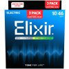 Elixir 16572 Optiweb Light (10-46) 3-pack