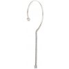 Majya Strieborná náušnice JANE 1ks 10532