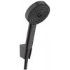 Hansgrohe Pulsify Select - Set sprchovej hlavice, 3 prúdy, držiaka a hadice 125 cm, matná čierna 24302670