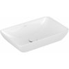 VILLEROY & BOCH Venticello umývadlo na dosku (k čiastočnému zapusteniu), bez otvoru, s prepadom, 550 x 360 mm, biela alpská, 41135501