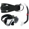 Aqualung Sport HERO SN BLACK/WHITE - dětský šnorchlovací set S/M (25-31)
