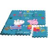 EUROSWAN Podlahové penové puzzle Peppa Pig Eva, 9 dielikov v tašce 30x30x1 cm