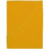 B.E.S. – Petrovice, s.r.o. Prestieradlo Jersey česaná bavlna MAKO – Sýta žltá 140-160 × 200