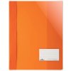 DURABLE rýchloviazač A4+ s popisným okienkom - oranžový