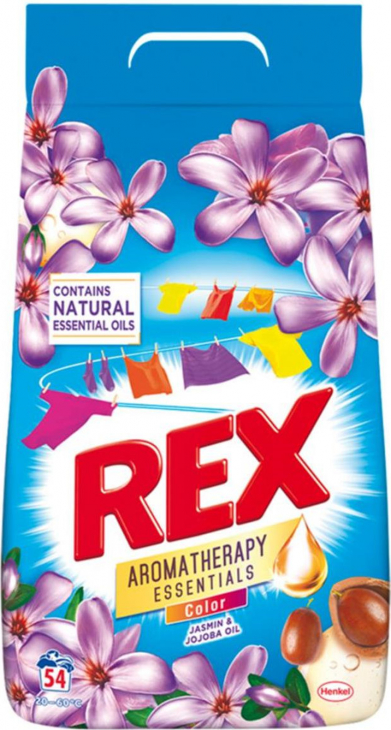 Rex prací prášok Color Jasmine & Jojoba oil 3,51 kg 54 PD