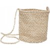 Mini Nature Bast Crossbody Bag - nature
