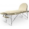 Skladací masážny stôl TANDEM Profi A3D Oval Farba: krémová 195*70 cm / 14,6 kg / 2 farby