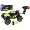 Teddies Auto RC buggy terénne zelené 22cm plast 2,4GHz na batérie + dobíjací pack v krabici 32x16x18cm