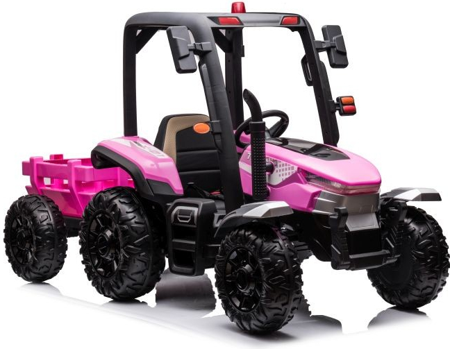 Lean Toys elektrický traktor BLT-206 2023 ružový