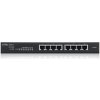 ZyXel GS1915-8, 8-port GbE Smart hybrid mode Switch, standalone or NebulaFlex Cloud, desktop, fanless GS1915-8-EU0101F