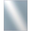DANTIK - Zrkadlo v rámu, rozmer s rámom 70x90 cm z lišty Hliník strieborná (7001004)
