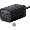 Baseus rýchlonabíjačka do siete GaN3 Pro, 2x USB-C, 2x USB 65W čierna 6932172600334 NoName