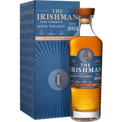 Irishman Cask Strength Vintage 55,3% 0,7 l (čistá fľaša)