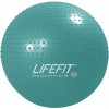 Gymnastická masážna lopta LIFEFIT MASSAGE BALL 65 cm, tyrkysový
