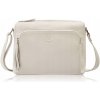 Paolo Peruzzi kabelka kabelka cez rameno z pravej kože béžová