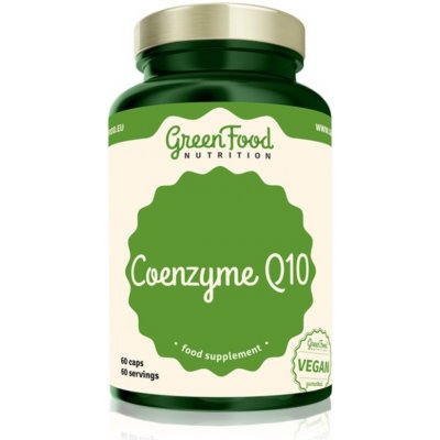 GreenFood Nutrition Coenzyme Q10 kapsuly na normálnu funkciu srdca a ciev 60 cps