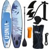 TolleTour 305cm Surfboards Surfboard Nafukovacie SUP Stand-up Paddle Board 15cm hrubé ISUP Paddle Board až 110kg nosnosť, 305x76x15cm