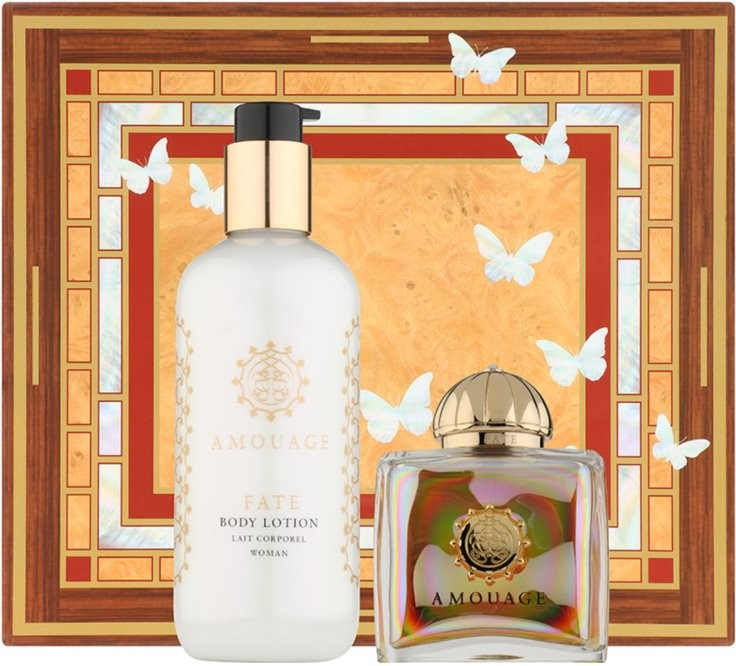 Amouage Fate EDP 100 ml + telové mlieko 300 ml darčeková sada