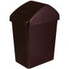 Branq Odpadkový kôš s výklopným vekom 25 l hnedý