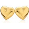 Soliter Pozlátené kôstkové náušnice Srdiečko 431 001 02869 05