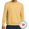Pánske mikiny Wilson Parkside Crew - Žltý (XL)