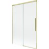 Mexen Rox sprchová zástena 2-krídlová posuvná 120 x 150 cm, transparentná, zlatá kartáčovaná - 8C9-120-001-55-00