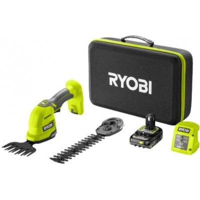Ryobi RY18GSA-120T 18V Akumulátorové nožnice a zastrihávač na trávu a kríky (2.0Ah)