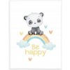 HERDING Baby supersoft deka BE HAPPY
