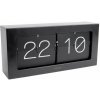 Dizajnové nástenné / stolové preklápací hodiny 5642BK Karlsson 37cm (8714302624285)