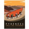 Affiche : Tour de France, Pyrénées cols de légende