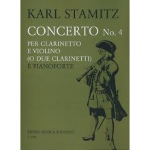Concerto No. 4 per clarinetto e violino o due clarinetti soli