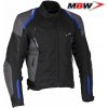 MBW LUCAS BLUE pánská textilní moto bunda - 60 - doprava zdarma