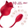 Armony - pink clitoris stimulator vibrator with tail 10 modes red