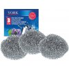 Kovové hubky na riad YORK 3ks