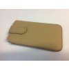 Puzdro / obal pre HTC Desire 610 béžové - zaťahovacie