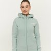 GymBeam Dámska mikina so zipsom Limitless Eucalypt XXL