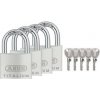 Abus Visiaci zámok 727TI Titalium - unifikované sady na blistri - 727TI/40 Quad