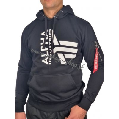 Pánske mikiny Alpha Industries, – čierna